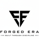 Forged Era logo with stylized letters and tagline on a black background